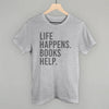 Life Happens. Books Help. by Ivy + Cloth