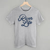 River Life (Distressed Script) by Ivy + Cloth