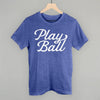 Play Ball (Vintage Script White) by Ivy + Cloth
