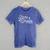 Stars & Stripes White Script by Ivy + Cloth