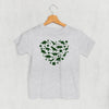 Clovers + Dinosaurs Heart (Kids) by Ivy + Cloth