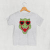 Dino Heart Glasses (Green) (Kids) by Ivy + Cloth