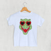 Dino Heart Glasses (Green) (Kids) by Ivy + Cloth