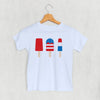 Red White & Blue Popsicles (Kids) by Ivy + Cloth