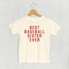 Best Baseball Sister Ever (Kids) by Ivy + Cloth