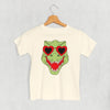 Dino Heart Glasses (Green) (Kids) by Ivy + Cloth