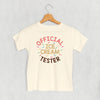 Official Ice Cream Tester (Kids) by Ivy + Cloth