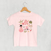 Pink Christmas Doodles (Kids) by Ivy + Cloth