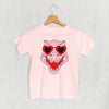 Dino Heart Glasses (Pink) (Kids) by Ivy + Cloth