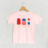 Red White & Blue Popsicles (Kids) by Ivy + Cloth