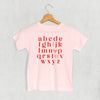 I Heart U Alphabet (Kids) by Ivy + Cloth