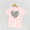 Clovers + Dinosaurs Heart (Kids) by Ivy + Cloth