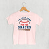 I'm Just Here For The Snacks (Kids) by Ivy + Cloth