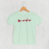 Dinosaurs & Santa's Sleigh (Kids) by Ivy + Cloth