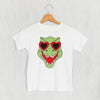 Dino Heart Glasses (Green) (Kids) by Ivy + Cloth