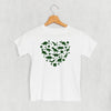 Clovers + Dinosaurs Heart (Kids) by Ivy + Cloth