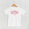 I'm Literally Just A Girl Bow (Kids) by Ivy + Cloth