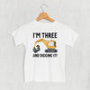 I'm 3 And Digging It (Kids) by Ivy + Cloth