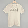 Christmas Tree Doodles (Black) by Ivy + Cloth