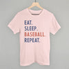 Eat Sleep Baseball Repeat by Ivy + Cloth