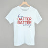 Hey Batter Batter Swing (Red + Navy) by Ivy + Cloth