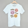 Happy To See Your Face (Smiley Faces + Script) by Ivy + Cloth