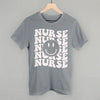 Retro Nurse Smiley (Repeated) by Ivy + Cloth