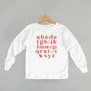 I Heart U Alphabet (Kids) by Ivy + Cloth
