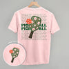 Pickleball Floral Repeated (Back Print) by Ivy + Cloth