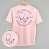 Just A Girl Who Loves Being A Nurse (Back Print) by Ivy + Cloth