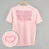Love Is Patient And Kind (Back Print) by Ivy + Cloth
