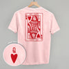 Queen Of Hearts (Back Print) by Ivy + Cloth
