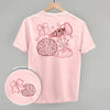 Cheer Mom Doodle (Back Print) by Ivy + Cloth