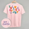 Fullness Of Joy Colorful (Back Print)
