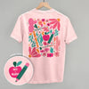 Abstract Floral Teacher Doodle (Back Print) by Ivy + Cloth