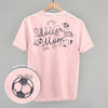 Soccer Mom (Script + Doodles) (Back Print) by Ivy + Cloth