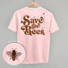 Save The Bees (Back Print) by Ivy + Cloth