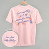 Teacher Off Duty Stamps (Back Print) by Ivy + Cloth
