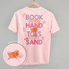 Book In My Hand, Toes In The Sand (Back Print) by Ivy + Cloth