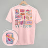 Colorful Sardine Doodles (Back Print) by Ivy + Cloth