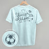 Soccer Mom (Script + Doodles) (Back Print) by Ivy + Cloth