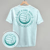 Just A Girl Who Loves Volleyball (Back Print)