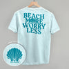 Beach More Worry Less (Back Print) by Ivy + Cloth