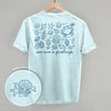 Sea-Sun's Greetings (Back Print) by Ivy + Cloth
