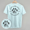 Just A Girl Who Loves Dogs (Back Print) by Ivy + Cloth
