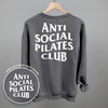 Anti Social Pilates Club (White) (Back Print) by Ivy + Cloth