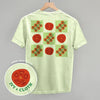 Tomato Grid Doodles (Back Print) by Ivy + Cloth
