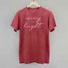 Merry And Bright White Script by Ivy + Cloth