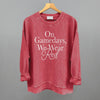 On Gamedays, We Wear Red by Ivy + Cloth