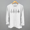 Christmas Tree Doodles (Black) by Ivy + Cloth